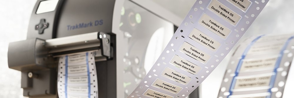 Double-Sided Heat Shrink Wire Labels, Low-Smoke Certified